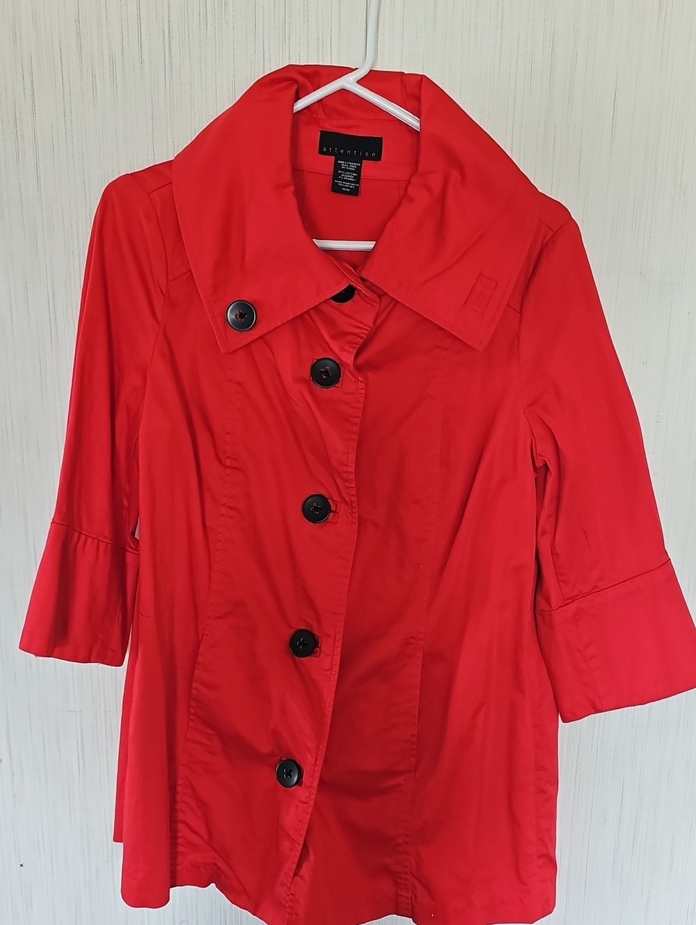 Red Women's Trench Coat - Apt. 9